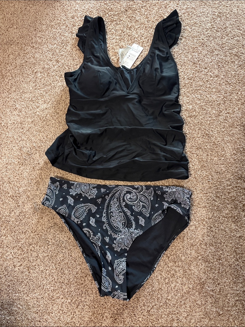 NWT 2 pc bathing suit size large